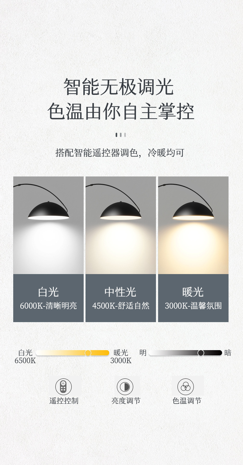 钓鱼灯落地灯现代简约客厅沙发灯北欧创意极简轻奢设计感立式台灯详情7