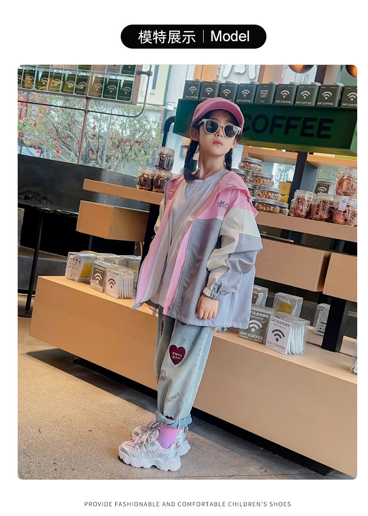 儿童国潮网鞋透气女童运动鞋春秋季新款女孩老爹鞋百搭软底跑步鞋详情10