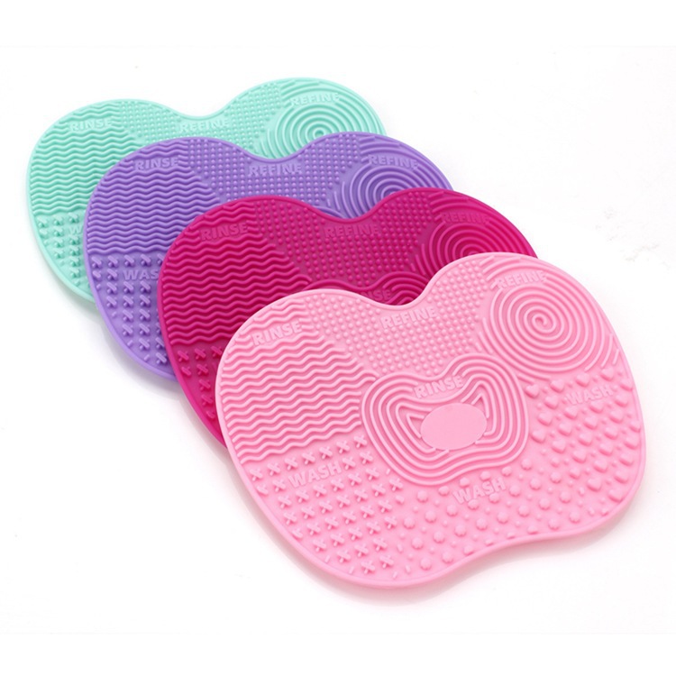 Silicone suction cup scrubbing pad pic 1