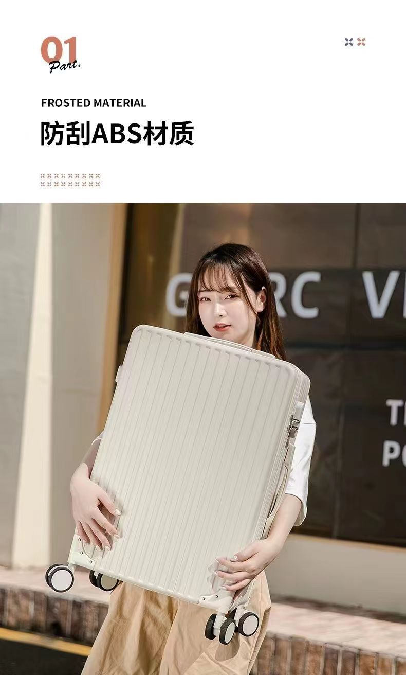 创新19开大容量行李箱开盖设计拉杆箱优选高品质密码箱静音万向轮详情3