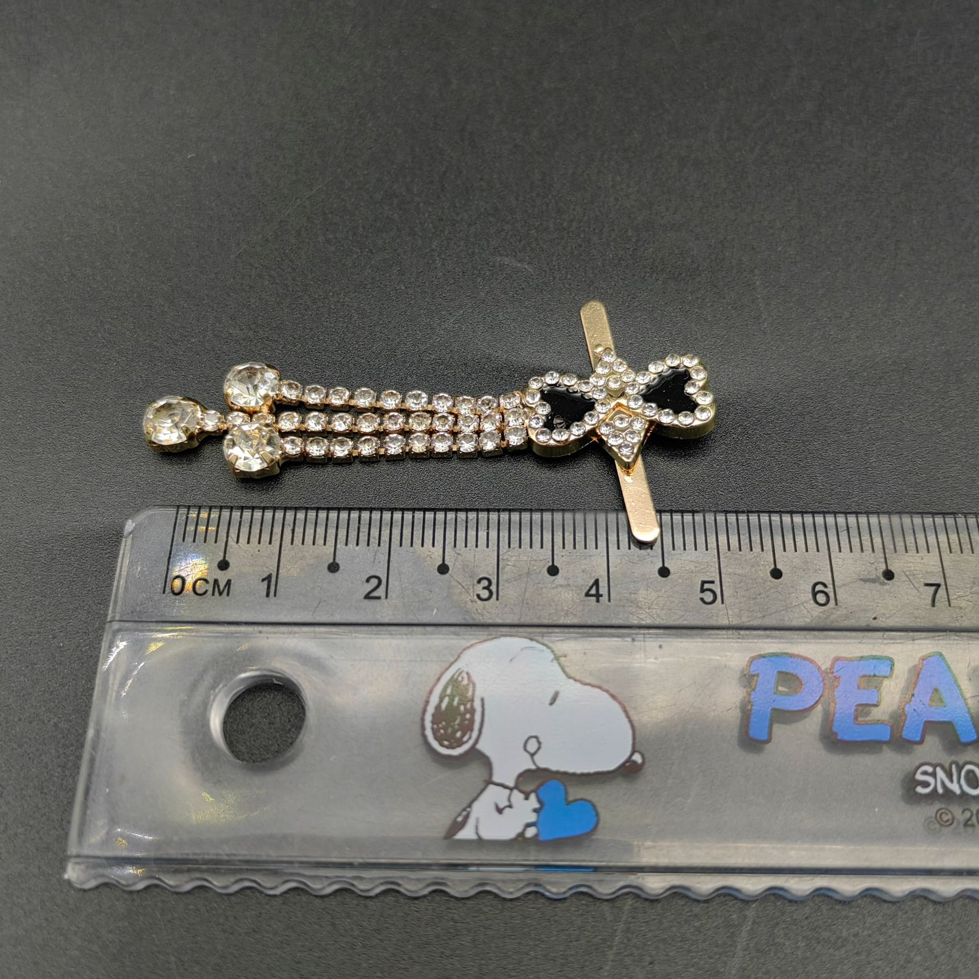 批发金属流苏鞋配件钻链鞋扣烧焊插扣鞋花高跟鞋衣服包包diy配饰详情7