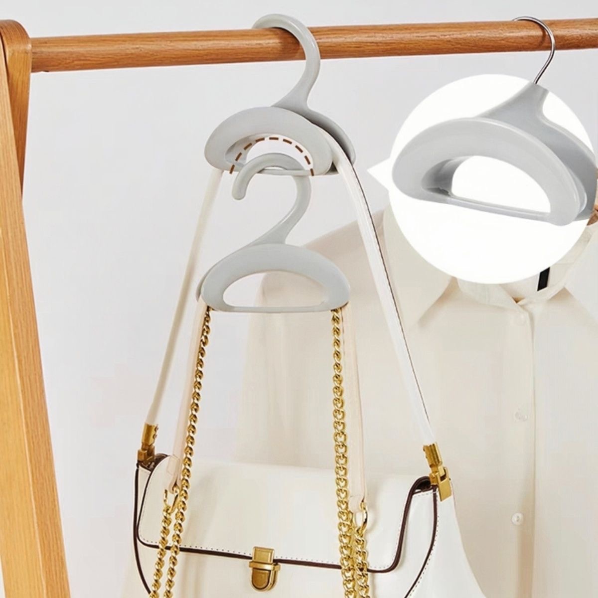 Bag hooks, clothes hangers, wardrobes, schoolbag hooks, handbags, hats, scarves, storage racks, storage items, arched hanging racks, hooks pic 12