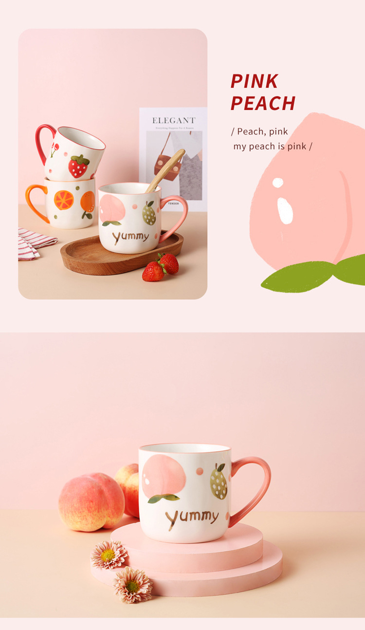 创意早餐杯子卡通陶瓷马克杯 个性潮流喝水杯家用咖啡杯男女茶杯详情12