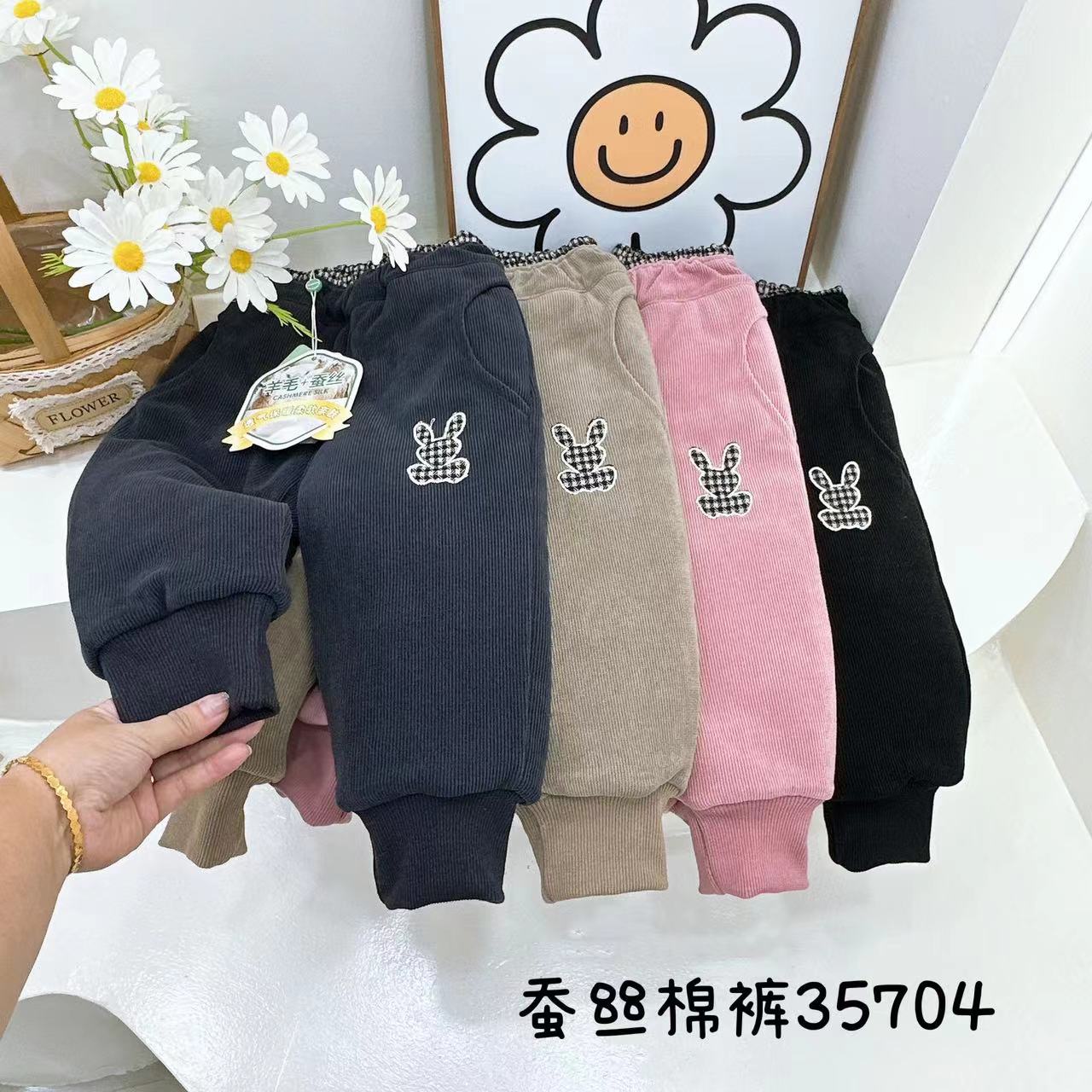 【一条过冬】儿童冬季加棉卫裤小童加厚棉裤宝宝裤子男女童保暖裤详情3
