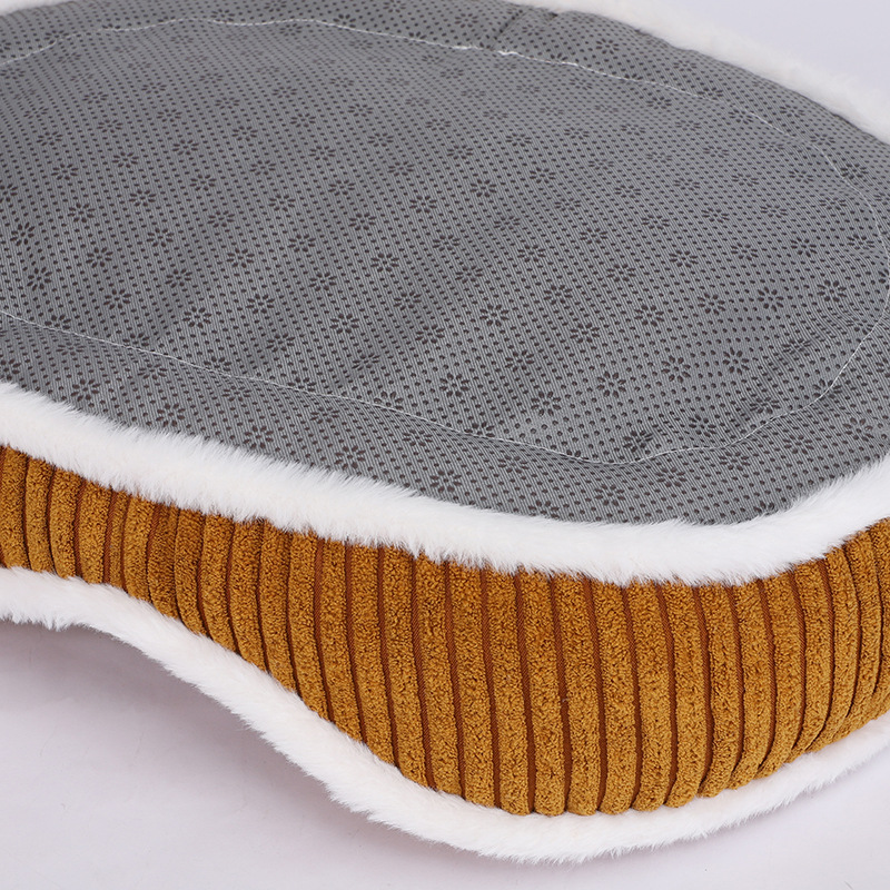 秋冬款盒状宠物窝可爱柔软舒适可拆卸加厚保暖毛绒宠物垫宠物用品详情10