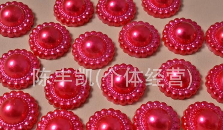 Factory direct sales of imitation pearl mobile phone diamond stickers, clothing accessories, diy handmade materials, bow tie pearls pic 9