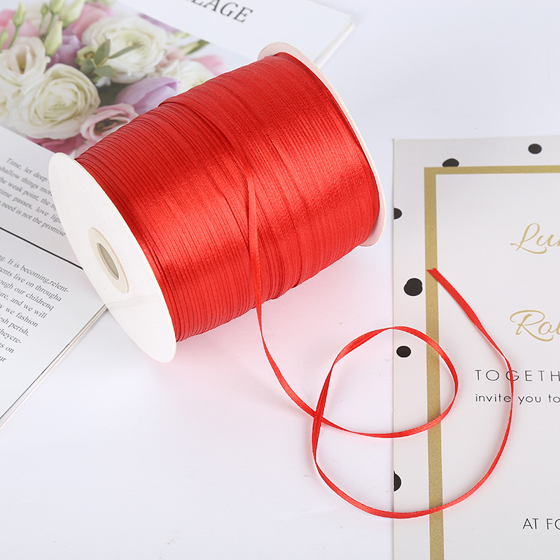 Red ribbon bow, car wedding rose, packaging gift, wide band, silk ribbon, satin ribbon, diy handmade decoration pic 5