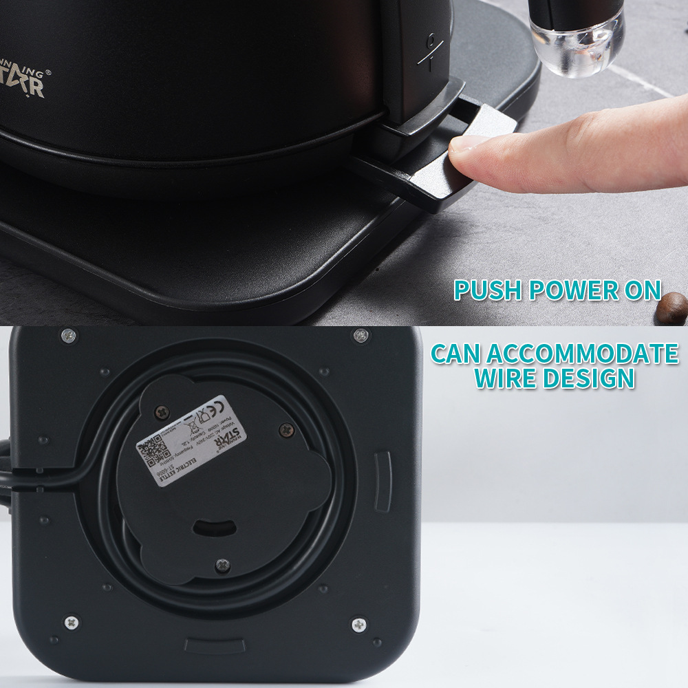 winningstar Home tea and hand-brewed coffee pot, hotel small boiling kettle, long-spout insulated electric kettle pic 4