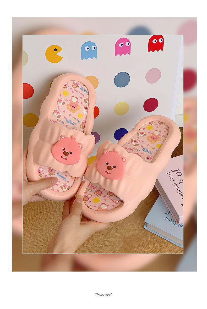 可爱小海狸2024新款花瓣拖鞋女夏外穿ins家居防滑室内凉 拖 浪漫详情4