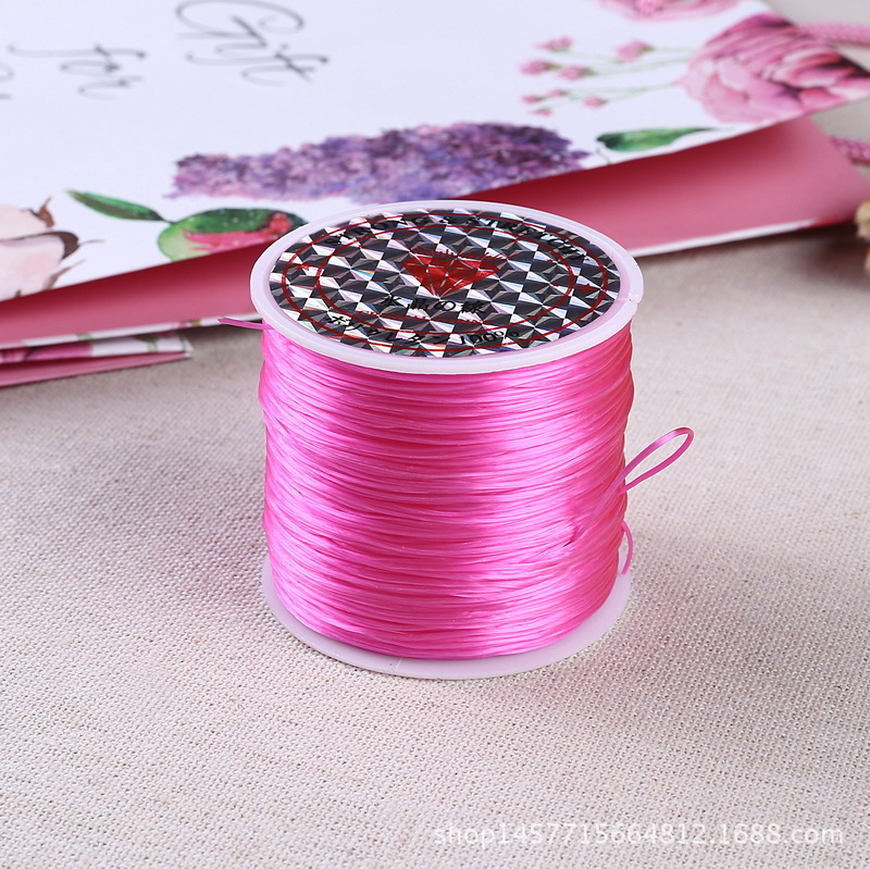 扁形水晶线佛珠弹力线松紧线diy手工编织手链串珠线绳子详情22