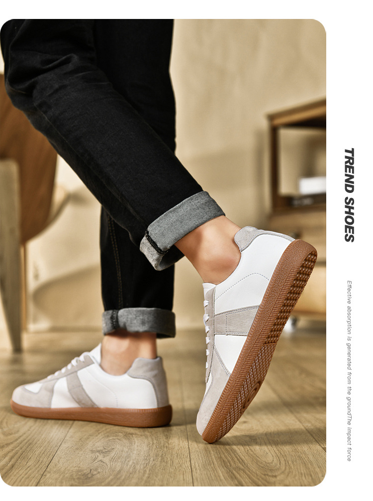 男鞋新款休闲德训鞋男士复古阿甘鞋百搭女款运动板鞋情侣小白鞋详情5