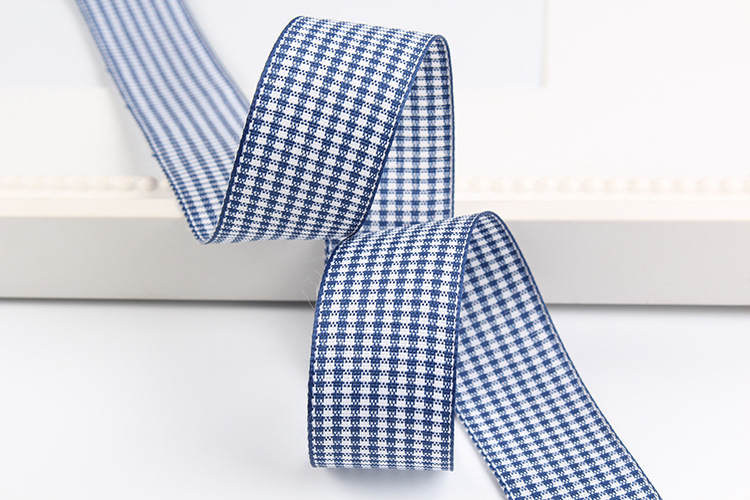 Dingxin Woven tape Double Bread Edge Thousand bird checkered colorful ribbon DIY Handmade bow hair accessory gift packaging ribbon pic 8
