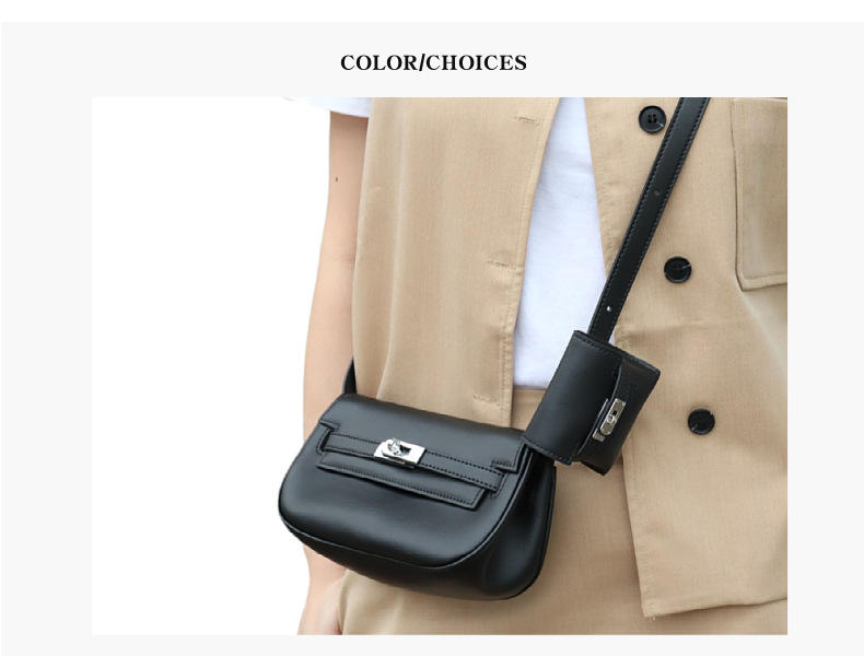 2024新款真皮moove凯莉汤圆包二合一迷你单肩斜垮多功能马鞍女包详情24