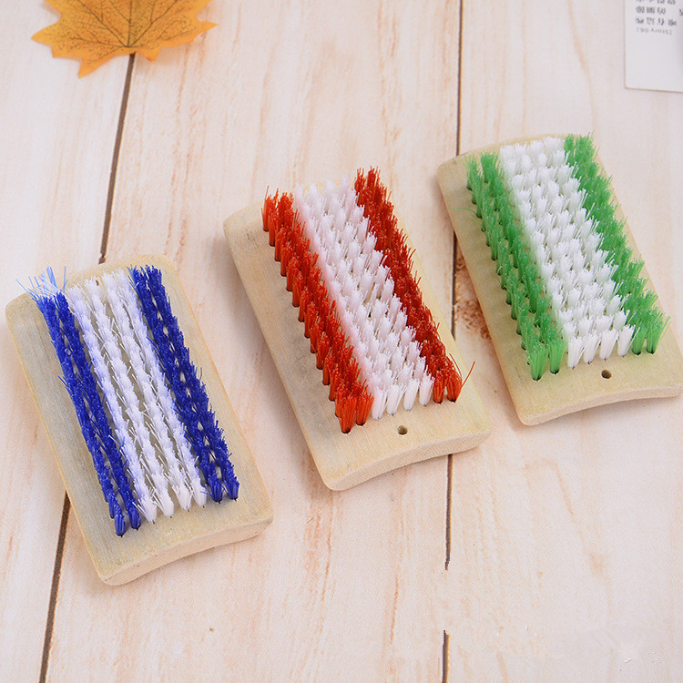 Wholesale two-yuan small general merchandise: bamboo shoe brushes, square shoe brushes, and cleaning brushes pic 5
