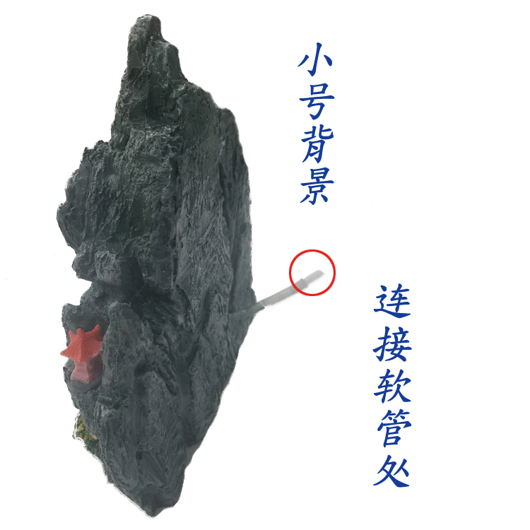 水族用品批发厂家批发鱼缸假山树脂造景装饰品瀑布流沙摆件详情31