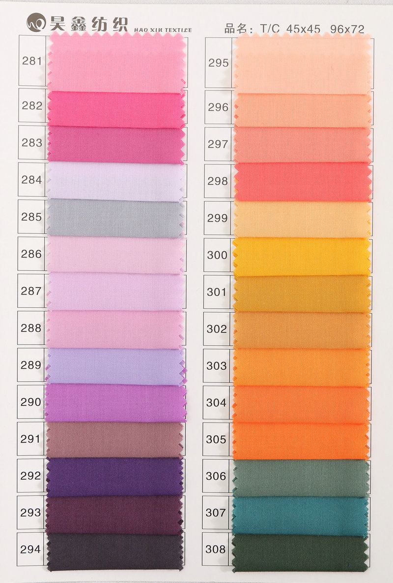 Wholesale TC plain weave polyester-cotton fabric 96*72 woven shirt pocket fabric, fashionable and accurate lining fabric pic 33