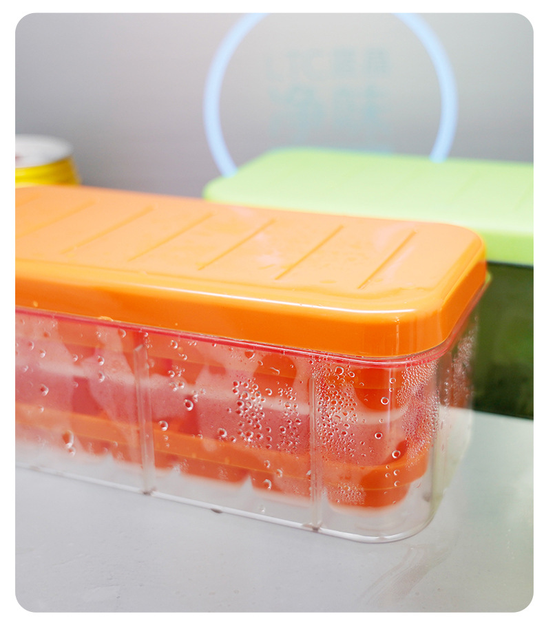 家用冰格冰块模具食品级制冰容器家用带盖制冰储冰盒自制冰箱制冰详情9