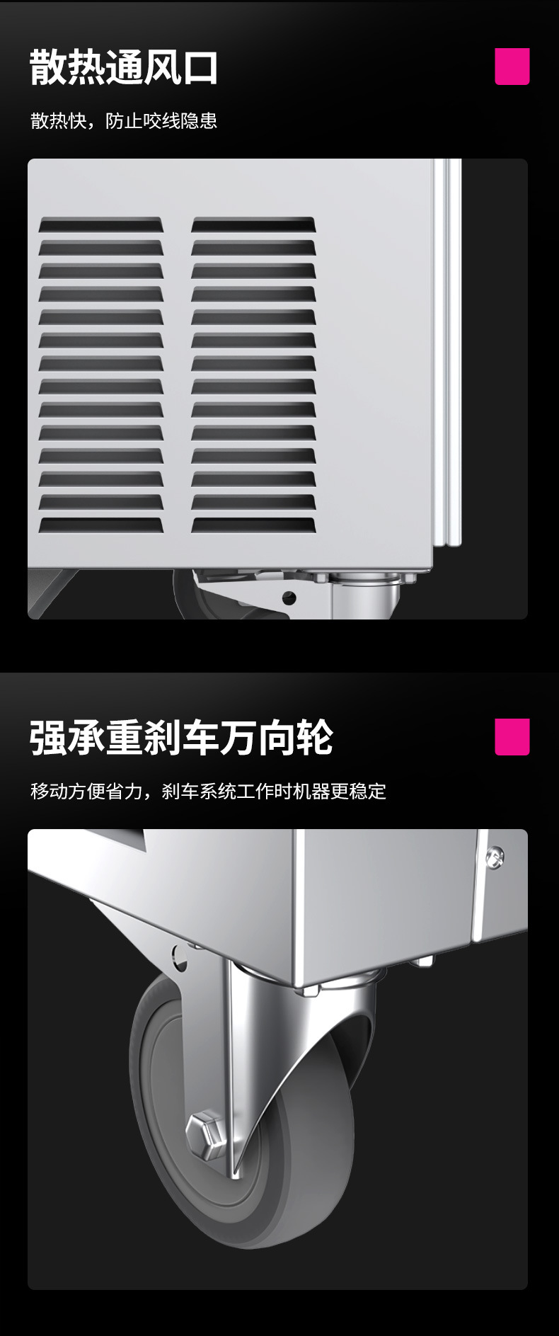 Lechuang commercial double-pot ice stir-frying machine, night market street ice stir-frying machine, quick-cooling thick-cut stir-frying fruit yogurt machine pic 11