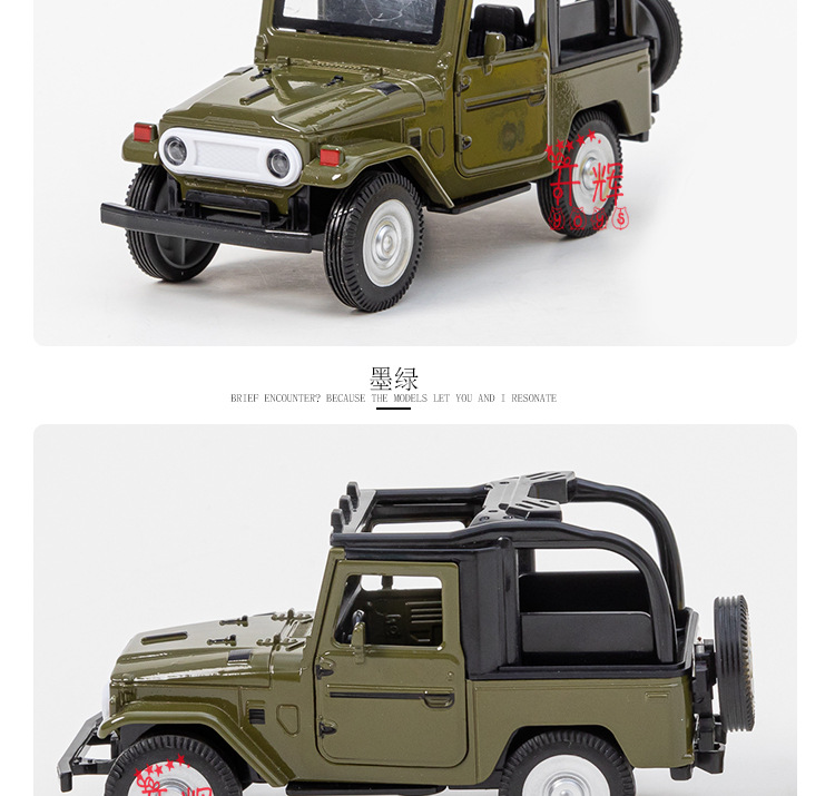 Cross border 1:32 alloy off-road FJ45 modelo de coche juguetes para niños piezas de pendulo del coche empuje modelo de coche juguetes para niños pic 8