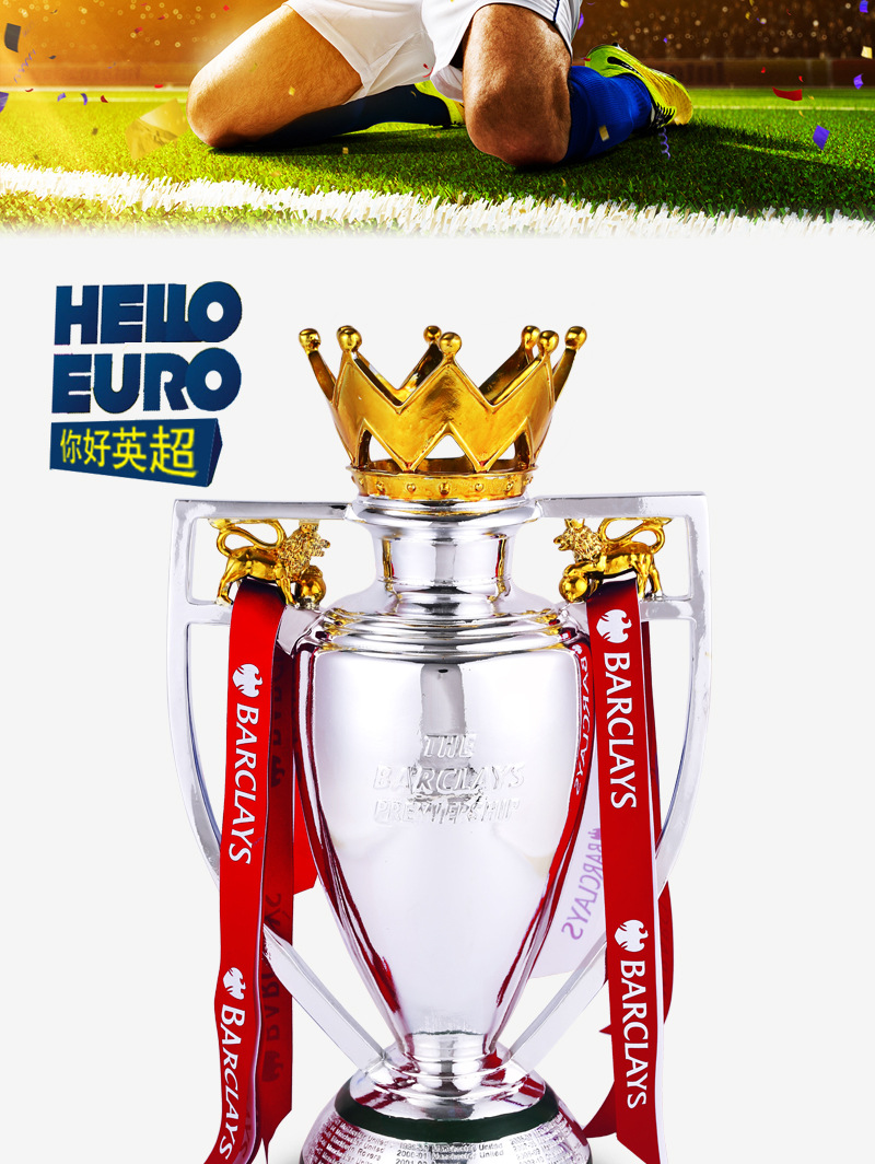 Factory direct supply of Manchester City Premier League trophy resin handicrafts and ornaments, cross-border exclusive supply, supporting engraving factory wholesale pic 10