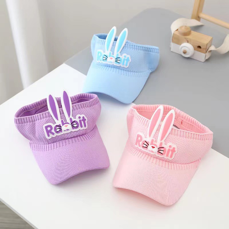 儿童防晒帽夏季鸭舌遮阳帽空顶帽男女童防紫外线防晒详情15