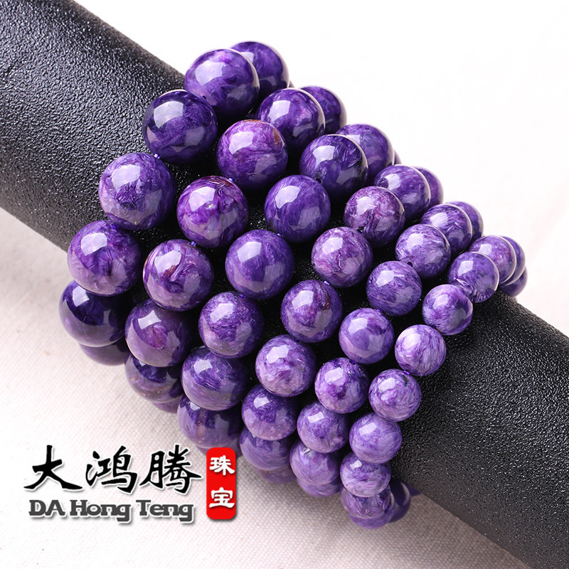 厂家直销 碧玺佛珠 石榴石多圈 草莓晶手串 月光石 水晶饰品手链详情5