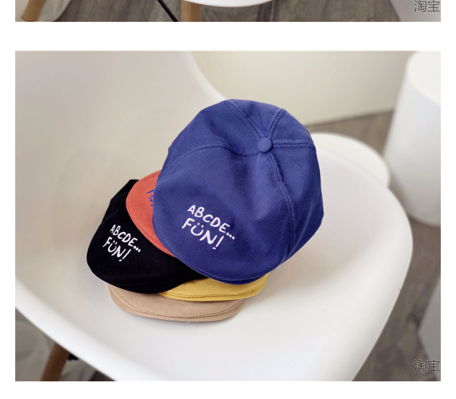 Primavera y otoño bebé sombreros hombre niña personalidad boina inglés niños dibujos animados moda pato gorro bebé versátil bordado pic 12