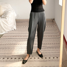 高档礼服三宅时尚连衣裙热卖新款法式收腰高弹褶皱气质优雅长裙子详情31