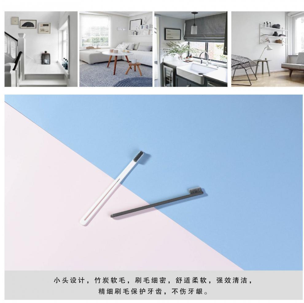 Hotel disposable toothbrush and toothpaste sets, simple and high-end. Wholesale of toothbrushes for homestay rooms and hotel toiletries pic 2