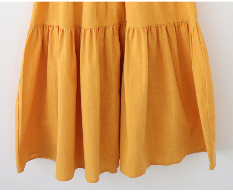 New candy-colored sleeveless vest dress for middle school girls in summer 2024, long beach dress for middle school children pic 27