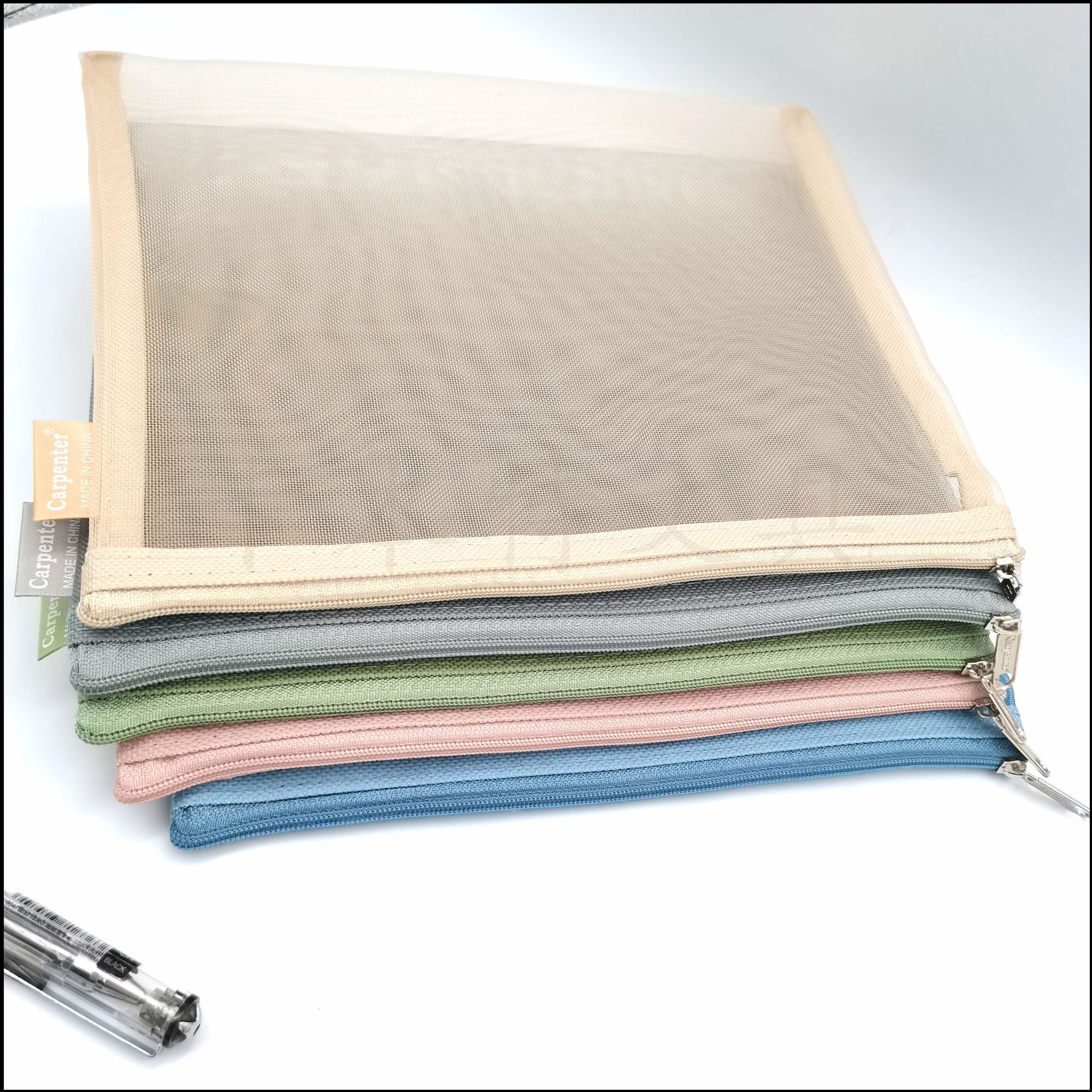 A5 zipper bags, office materials bags, net bags, file bags, factory direct sales, student test paper bags, bill storage bags pic 8