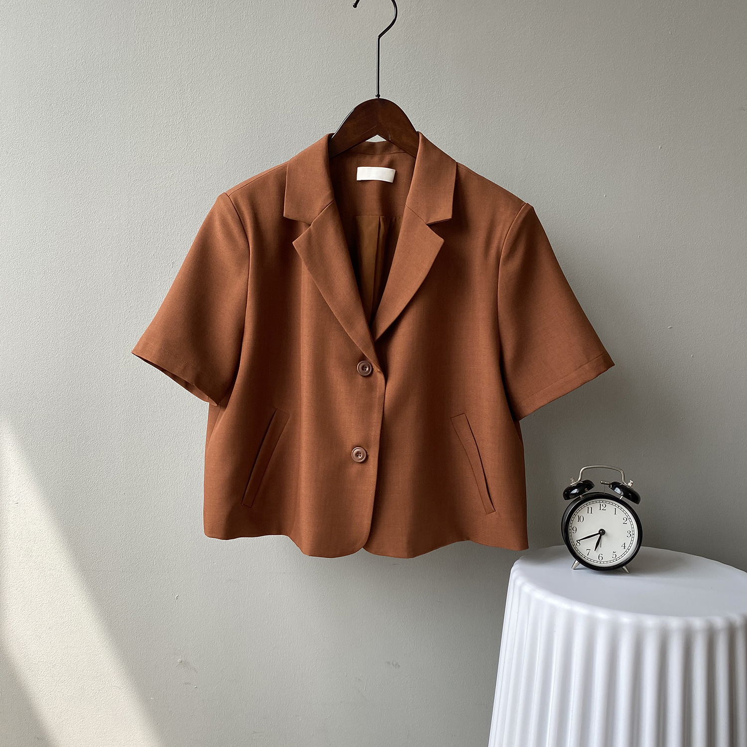 Yanshuang Solid Color short-sleeved blazer for women 2022 Summer New Korean Style loose and elegant short jacket 80158 pic 68