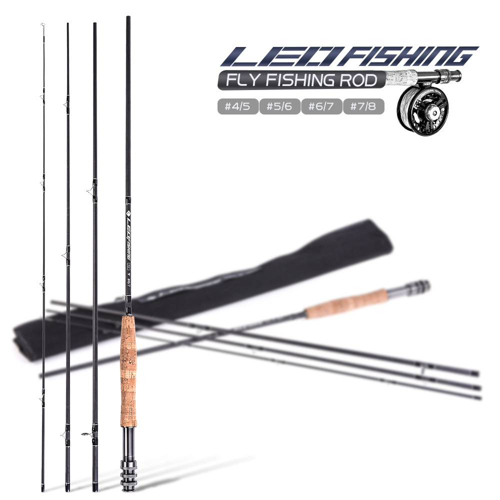 28010 LEO/ Leou [Four-Section Fly Fishing Rod 9 feet 2.7 m] #4/5/6/7/8 Fly Fishing rod pic 10