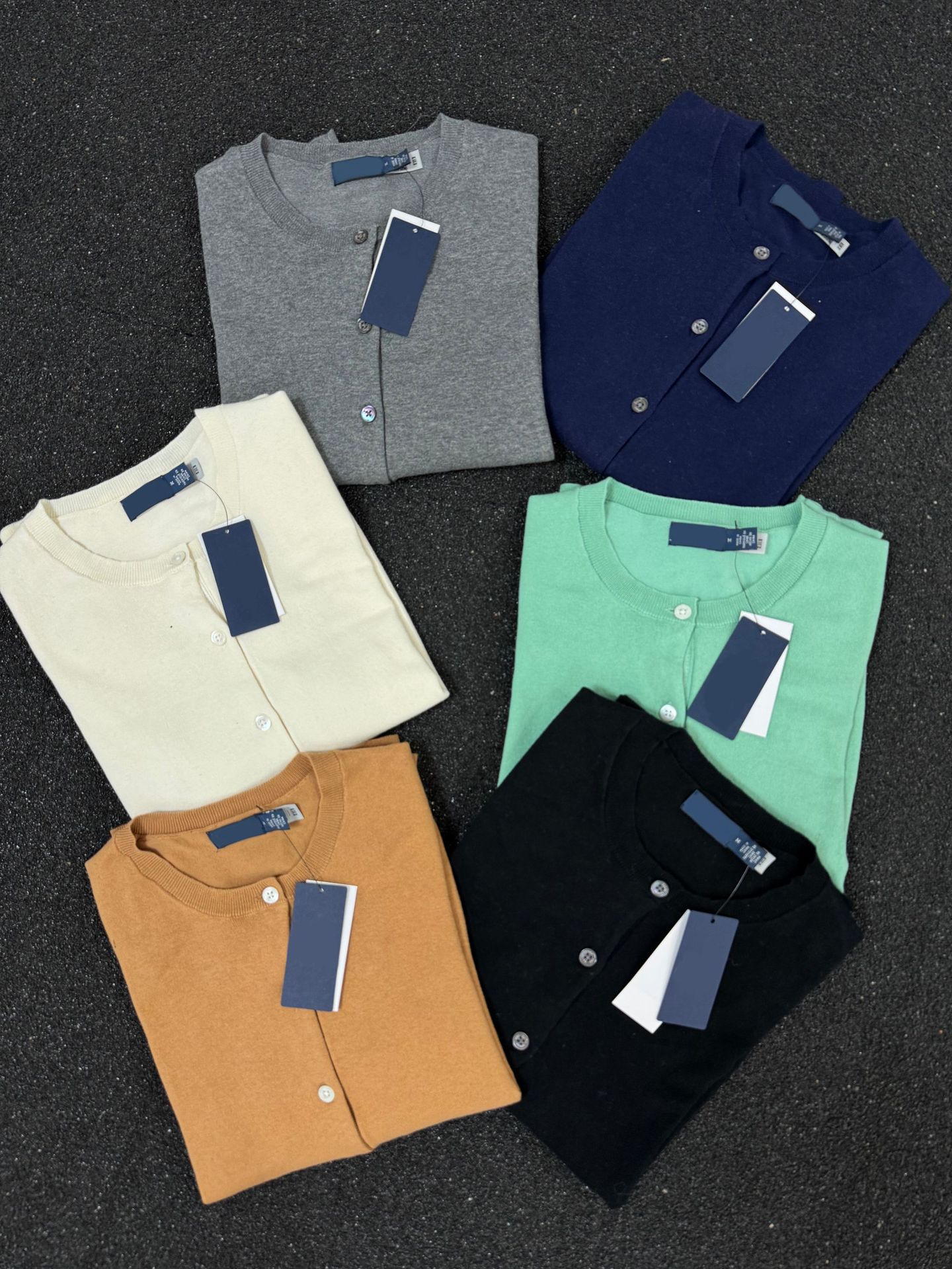 可扫码/高品质RL拉夫小马标刺绣匹马棉针织净面开衫女批发代发详情2