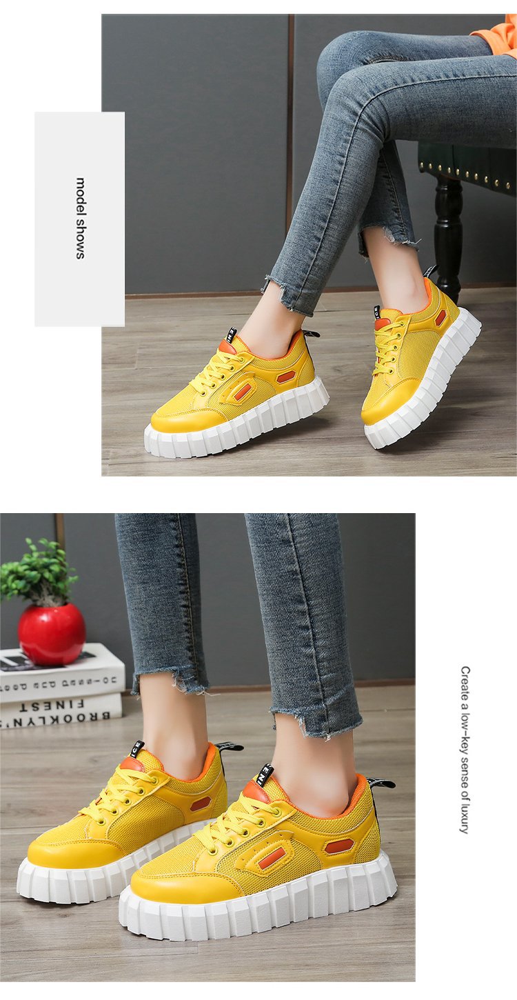 跨境外贸大码2021秋季新款街头时尚潮流圆头厚底女式休闲板鞋单鞋详情15