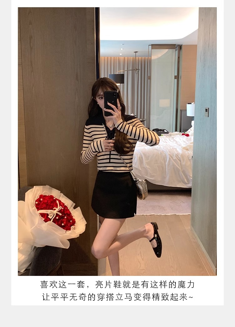 银色玛丽珍鞋亮片芭董舞鞋子真皮女鞋葡萄妈单鞋女2024春款女鞋子详情25