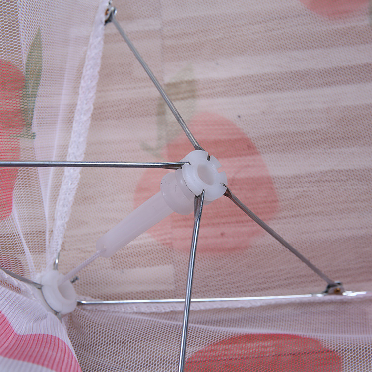 Meal cover, lace folding table cover, dust-proof and fly-proof food cover, kitchen small tools, printed fabric vegetable cover pic 23