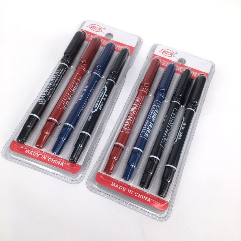Double-headed pens, small 120 water-based and oil-based marker pens, neutral line pens, writing pens, office stationery in stock for wholesale pic 4