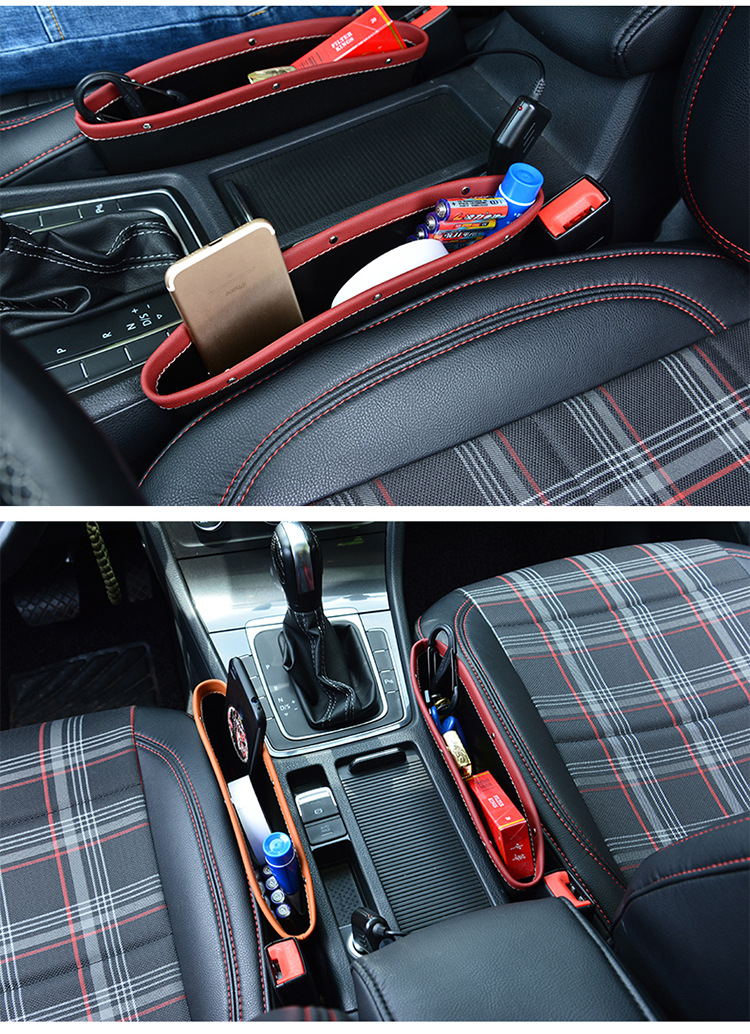Car interior products, car seat seam storage box, multi-functional car seam miscellaneous box, car seam box, seam storage box, long item storage bag, miscellaneous storage bag pic 8