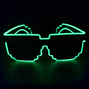 Illuminated Glasses, LED rice nails, voice-controlled bar party gifts, music night club atmosphere supplies, Neon Glasses pic 23