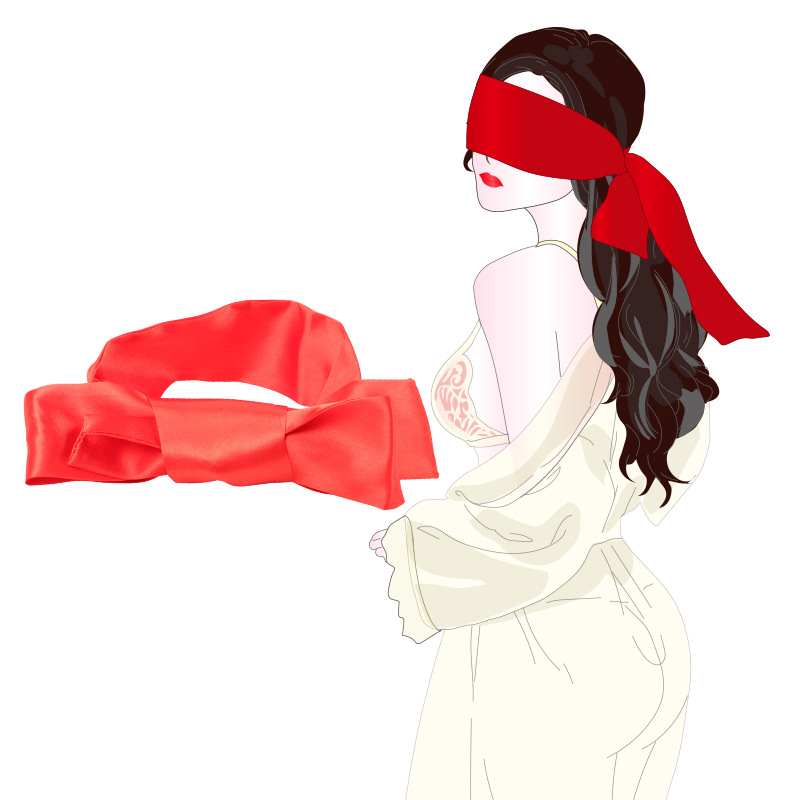 情趣用品女用情趣眼罩丝巾带子蒙面道具多色sm面罩性玩具详情4