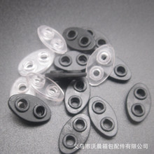 厂家直销尼龙大耳朵 ABS小耳朵羽绒服止滑绳扣 单孔小耳朵扣详情7