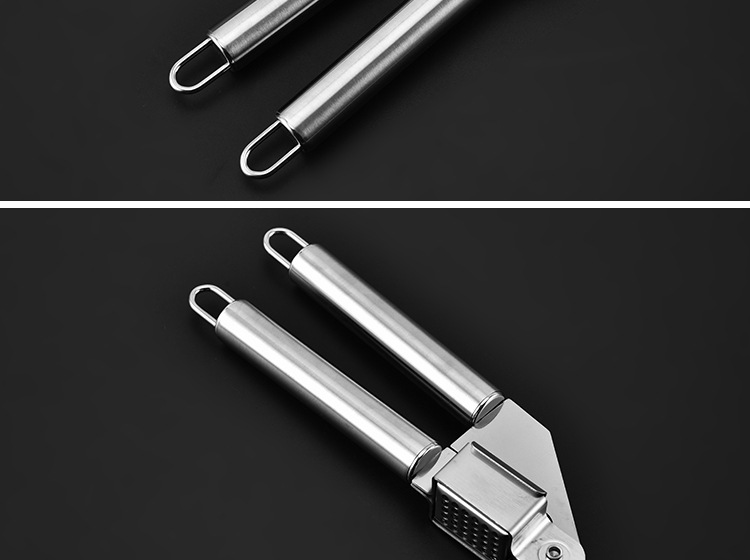 Wholesale kitchen small tools from the manufacturer, including household garlic grinders, garlic puree grinders, multi-functional garlic slicers, and stainless steel garlic presses pic 21