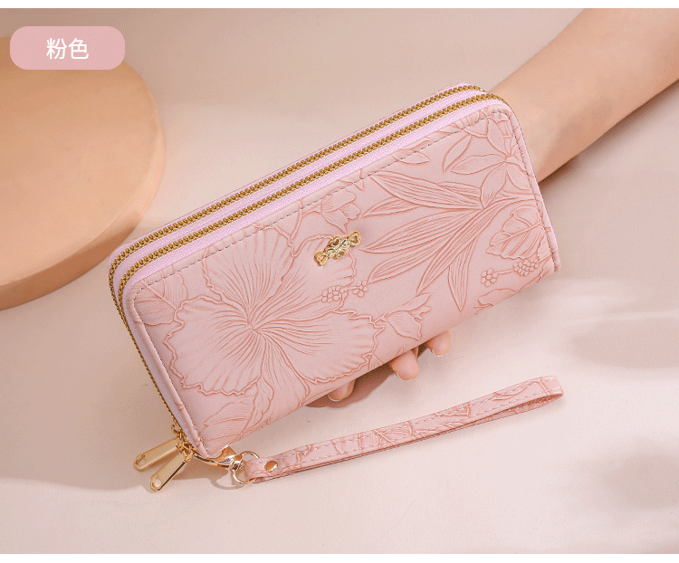 钱包女士新款wallet时尚长款大容量手拿包高级感好质量长款钱夹详情24