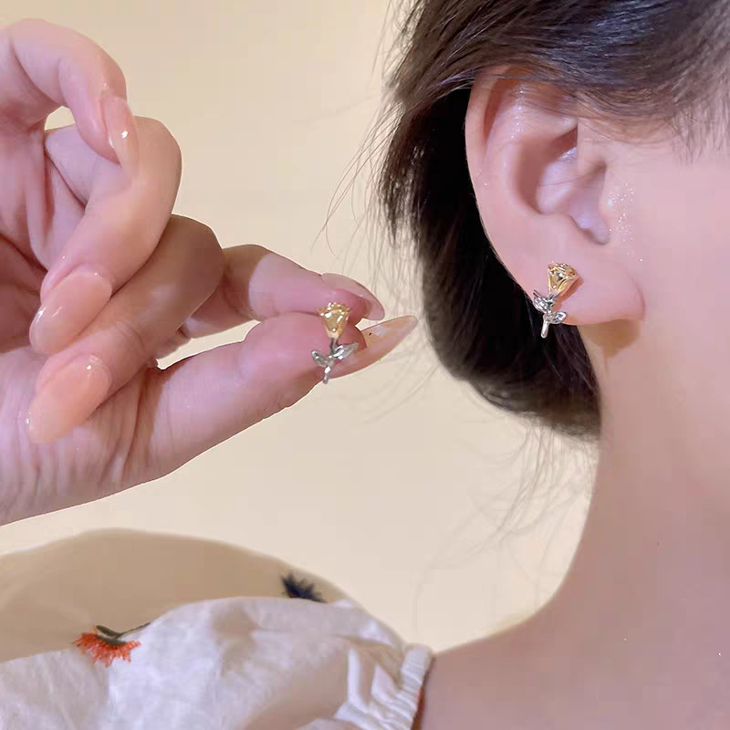 925针ins风珍珠耳钉女百搭耳环高级感气质耳饰摆地摊夜市爆款批发详情36