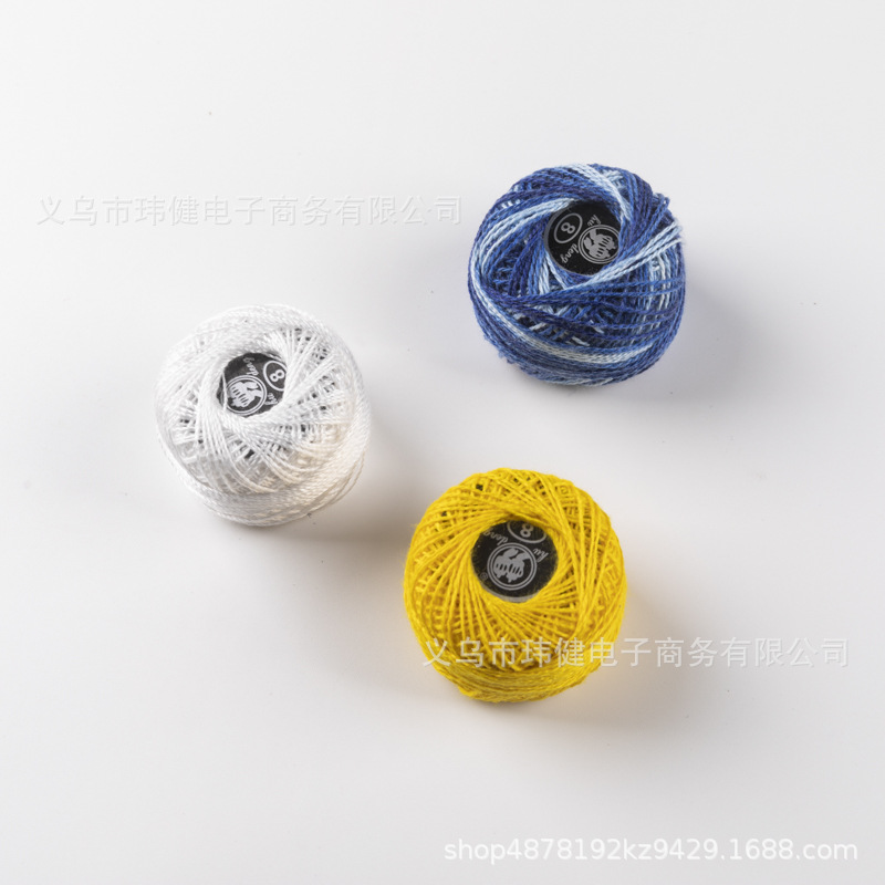 Handmade DIY colored embroidery thread, cross-stitch thread, embroidery thread, hand-woven crochet thread, lace embroidery thread, cross-border direct sales pic 8