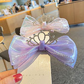 儿童发饰春夏款蝴蝶结发夹可爱公主头饰顶夹女童鸭嘴夹子 diy材料详情13