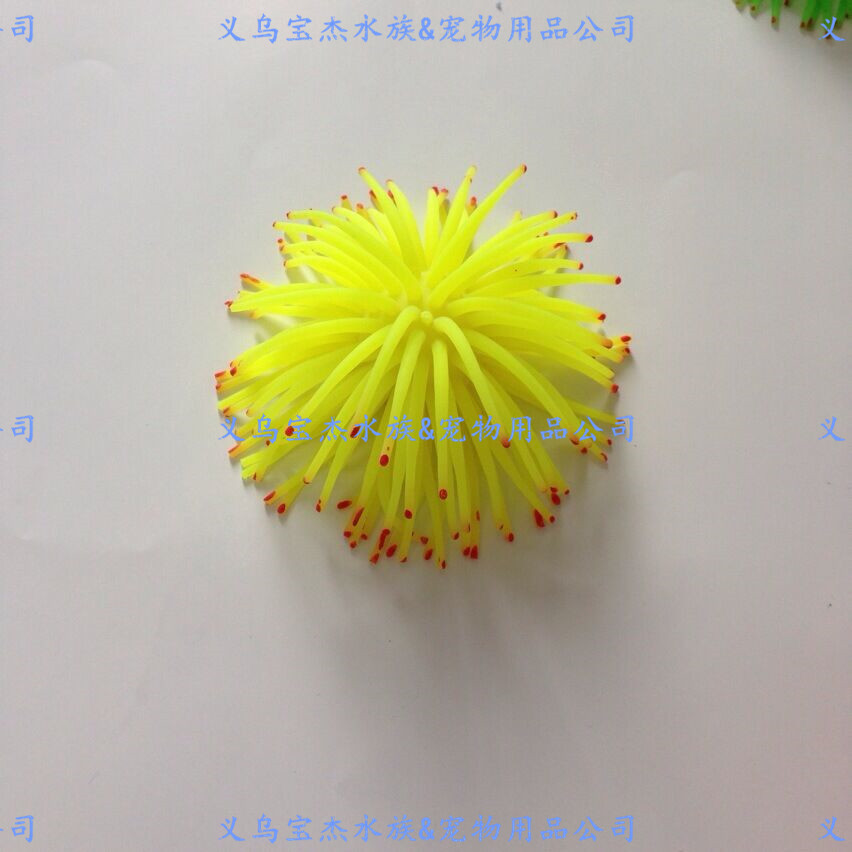Fish tank simulation aquatic plants, corals, soft ornamental fish, large sea urchin balls, aquarium supplies, landscape decoration, foreign trade pic 41