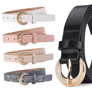 Carefully selected Korean-style hollowed-out punk casual belt for women, fashionable star eye decoration, double-row belt for women pic 23