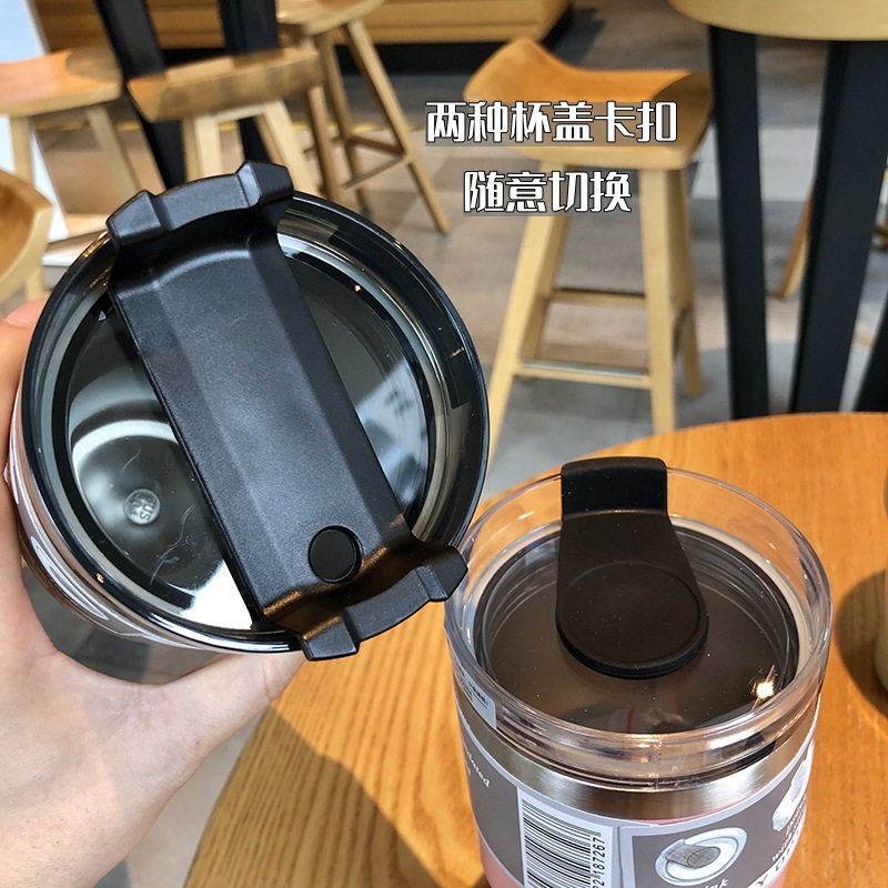 Kailong National Trend Cross-border New 20 car Cup, 304 stainless steel insulated cup, cold preservation ice cup, portable sports water cup, car coffee cup, large capacity pic 15